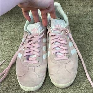 Pink Adidas Gazelle Shoes